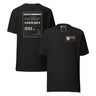Summit Series Snowdon T-Shirt in Vintage Black, back and front: data-plate back print and left-chest badge