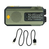 Highlander Universal Survival Emergency Hub Radio with charging cable