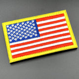 USA Flag Patch, Hook & Loop, 8cm | Task Outdoor