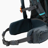 Highlander Women's Vega Rucksack 25L in Graphite Grey close up of waist strap