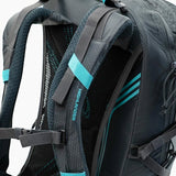 Highlander Women's Vega Rucksack 25L in Graphite Grey close up of back straps