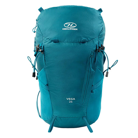 Highlander Women's Vega Rucksack 25L - in Teal from the front on white background