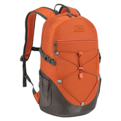 Highlander Venture 20L Rucksack - Rust in Orange/Grey from the front on white background