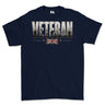 British Army Veteran Printed T-Shirt - Navy Blue
