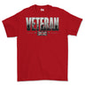 British Army Veteran Printed T-Shirt - Red