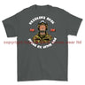 Veterans Rule 'Army Bod' Printed T-Shirt - Charcoal