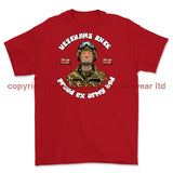 Veterans Rule 'Army Bod' Printed T-Shirt - Red