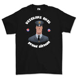 Veterans Rule 'Proud RAF Airman' Printed T-Shirt - Black