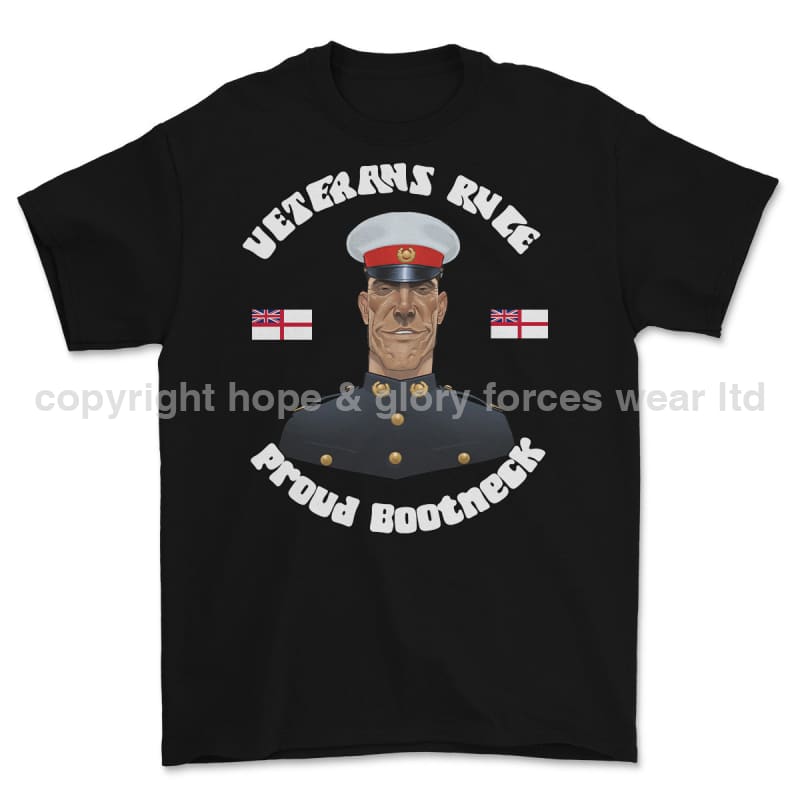 Veterans Rule 'Proud Bootneck' Printed T-Shirt
