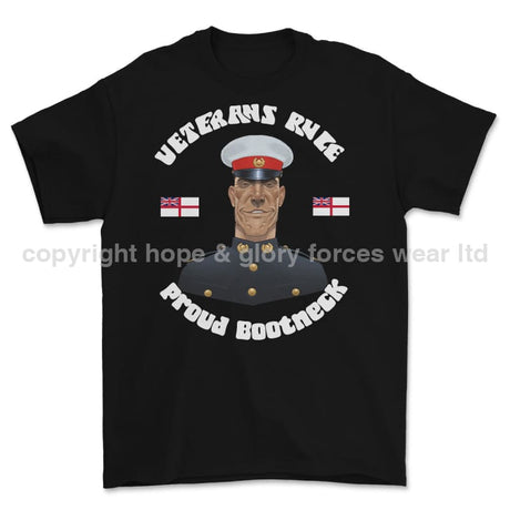 Veterans Rule 'Proud Bootneck' Printed T-Shirt