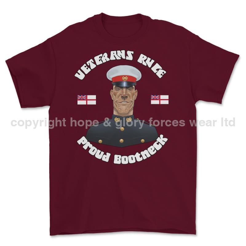 Veterans Rule 'Proud Bootneck' Printed T-Shirt - Colourway 3