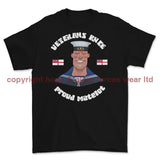 Veterans Rule 'Proud Matelot' Printed T-Shirt - Black