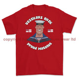 Veterans Rule 'Proud Matelot' Printed T-Shirt - Red