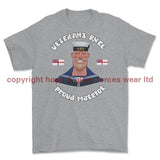 Veterans Rule 'Proud Matelot' Printed T-Shirt - Sports Grey