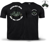 Chieftain Tank Veterans Rule Double Print T-Shirt - Black