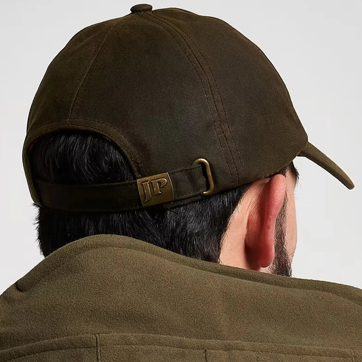 Jack Pyke Wax Baseball Cap from the back on white background