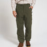 Jack Pyke Weardale Waterproof Trousers in green from the front on white background