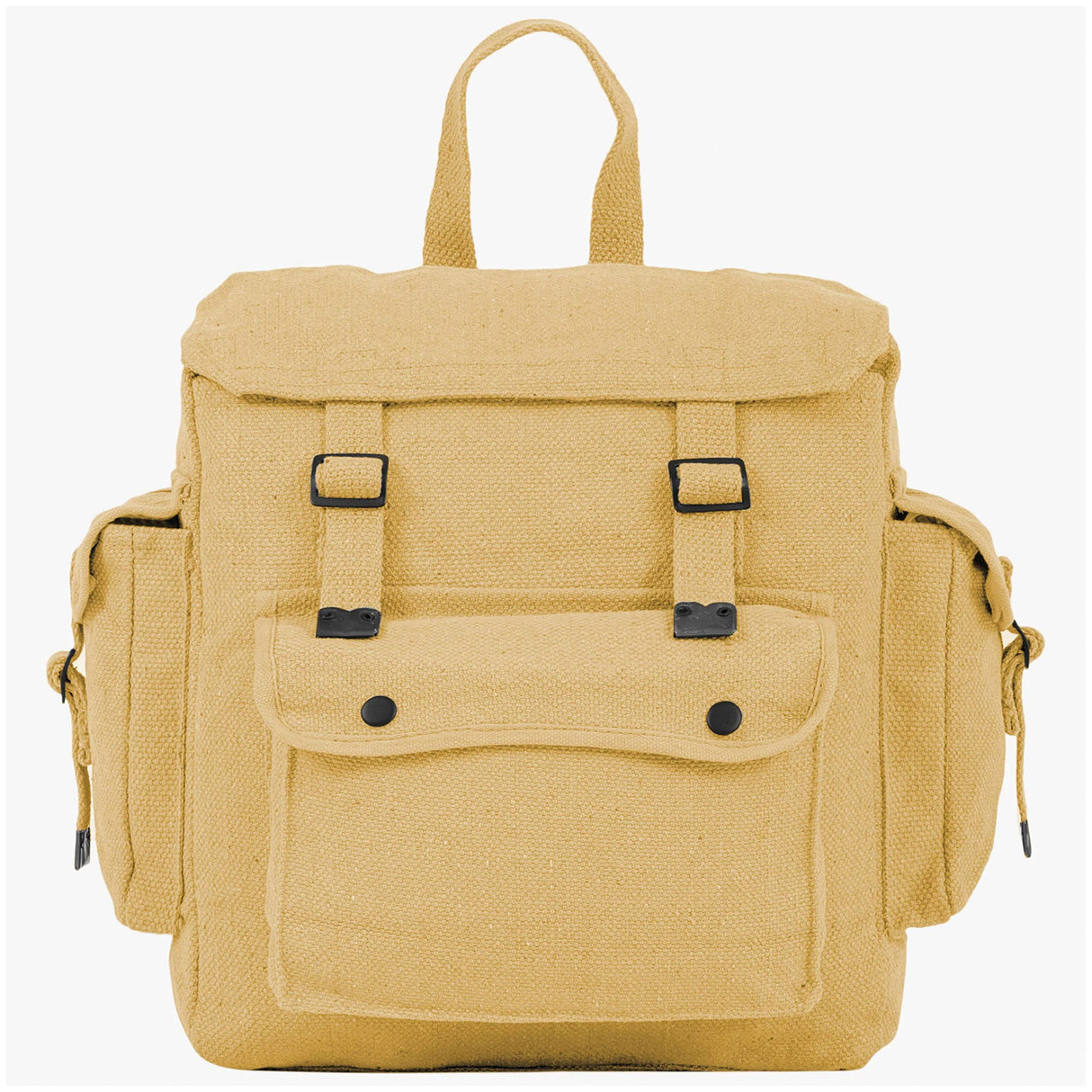 Highlander Large Webbing Backpack with Pockets Beige | Task Outdoor