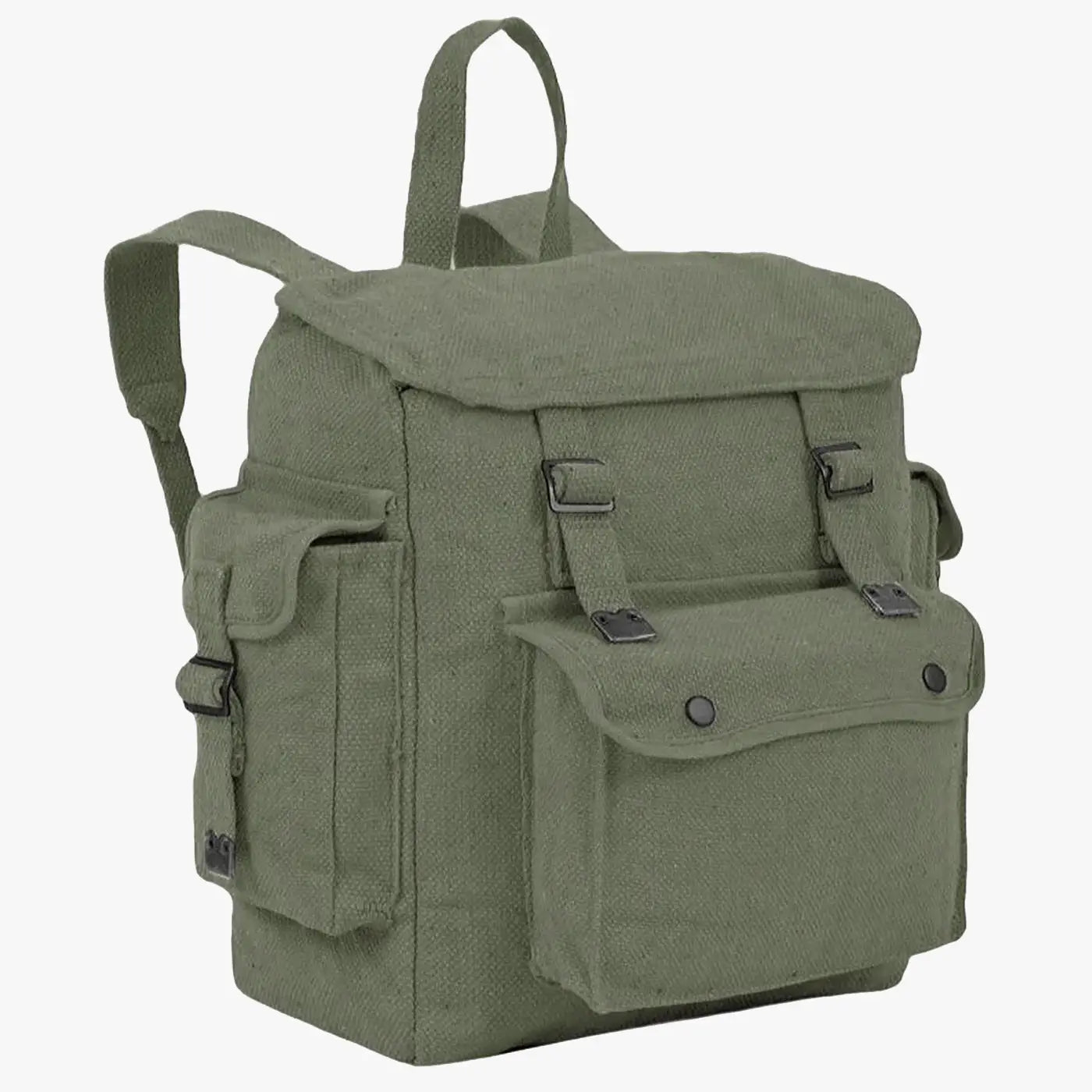 Highlander Large Webbing Backpack 18L Cotton Canvas Rucksack Task Outdoor