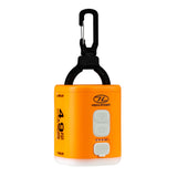 Highlander Wee Banshee V2 air pump fitted with the black clip-on hanging hook