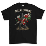 Welsh Guards Battle Cry Printed T-Shirt - Black (alternate view)
