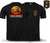 WOKKA WOKKA Double Print T-Shirt - Black