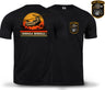 WOKKA WOKKA Double Print T-Shirt - Black