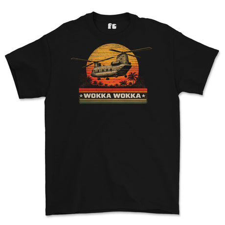 WOKKA WOKKA Chinook Printed T-Shirt - Black