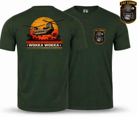 WOKKA WOKKA Double Print T-Shirt - Green