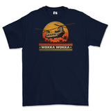 WOKKA WOKKA Chinook Printed T-Shirt - Navy Blue