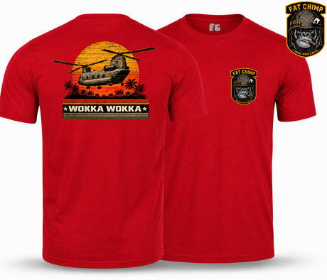 WOKKA WOKKA Double Print T-Shirt - Red
