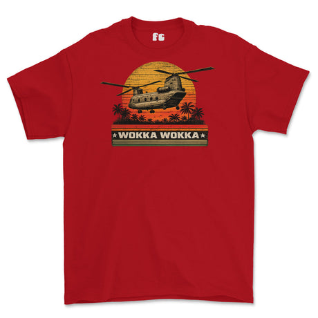 WOKKA WOKKA Chinook Printed T-Shirt - Red