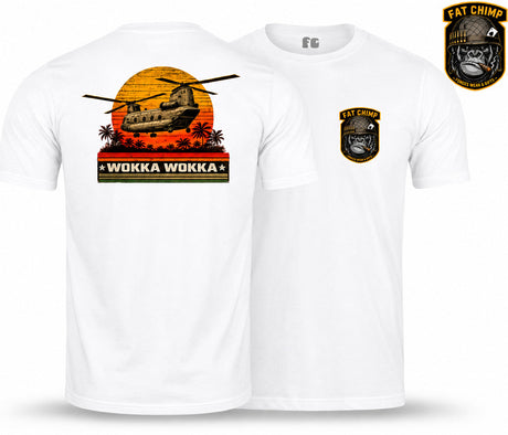 WOKKA WOKKA Double Print T-Shirt - White