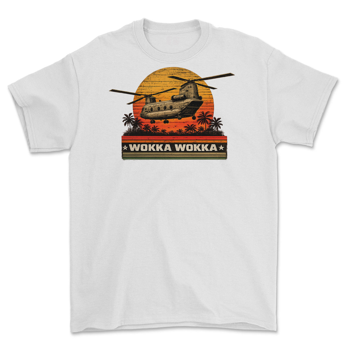 WOKKA WOKKA Chinook Printed T-Shirt - White
