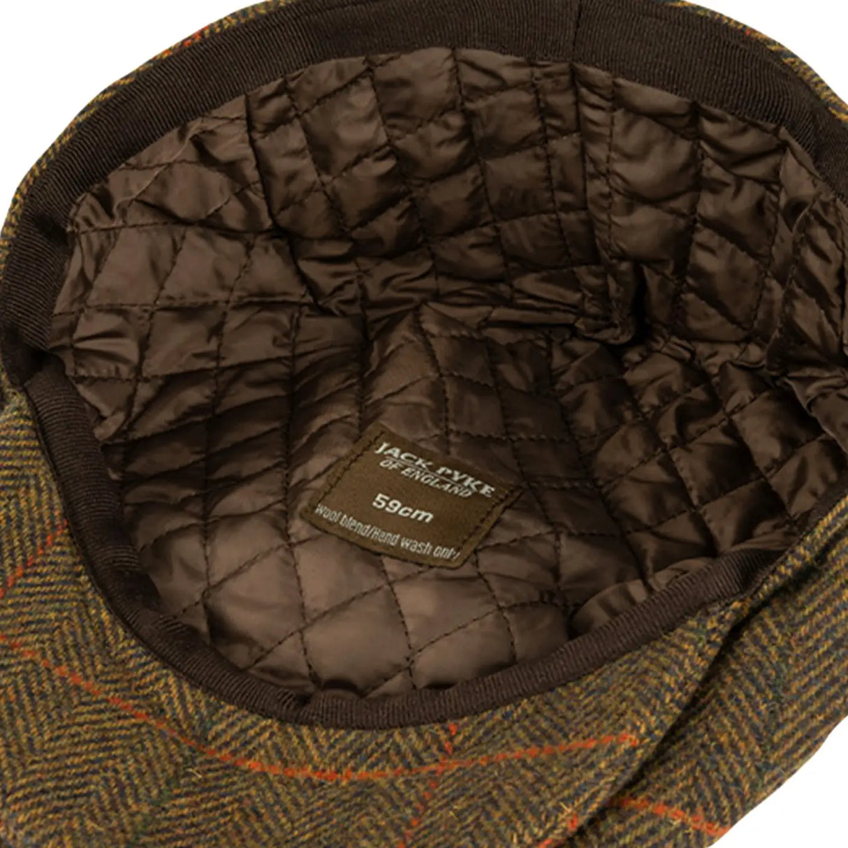 Jack Pyke Wool Blend Flat Cap Tweed Brown | Task Outdoor