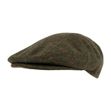 Jack Pyke Wool Blend Flat Cap Dark Olive | Task Outdoor