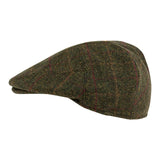 Jack Pyke Wool Blend Flat Cap Dark Olive | Task Outdoor