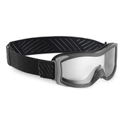 Bolle X1000 Ballistic Goggles - clear lens, front left view on white background
