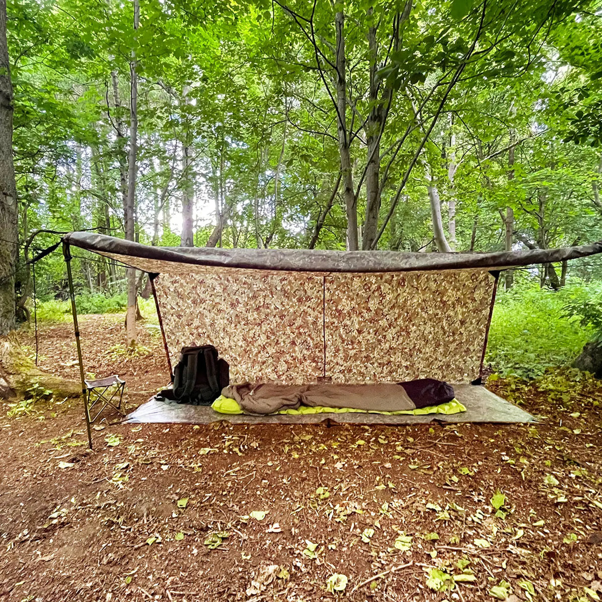 DD Tarp XL in MC Camo for camping
