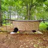 DD Tarp XL in MC Camo for camping