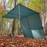 DD Tarp XL in olive green for camping as a shelter