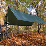 DD Tarp XL in olive green for camping as a shelter