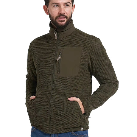 Jack Pyke Lightweight Z Fleece Jacket Dark Olive | Task Outdoor