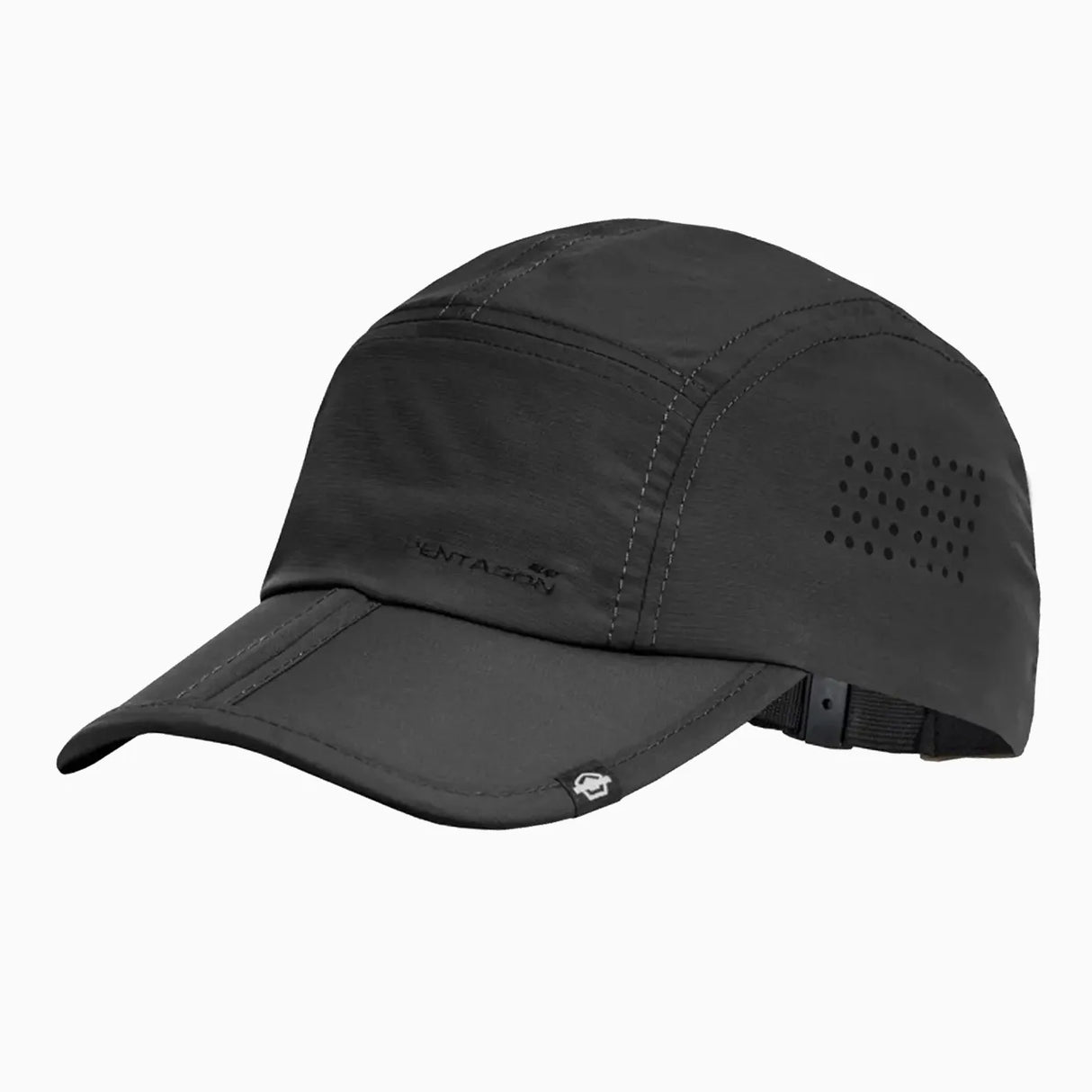 Pentagon Zakros Cap with Folding Peak Black | Task Outdoor