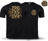 ZRO FKS GVN Double Print T-Shirt - Black