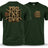 ZRO FKS GVN Double Print T-Shirt - Forest Green