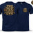 ZRO FKS GVN Double Print T-Shirt - Navy Blue