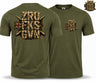 ZRO FKS GVN Double Print T-Shirt - Olive Green