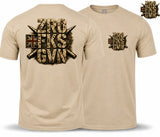 ZRO FKS GVN Double Print T-Shirt - Sand